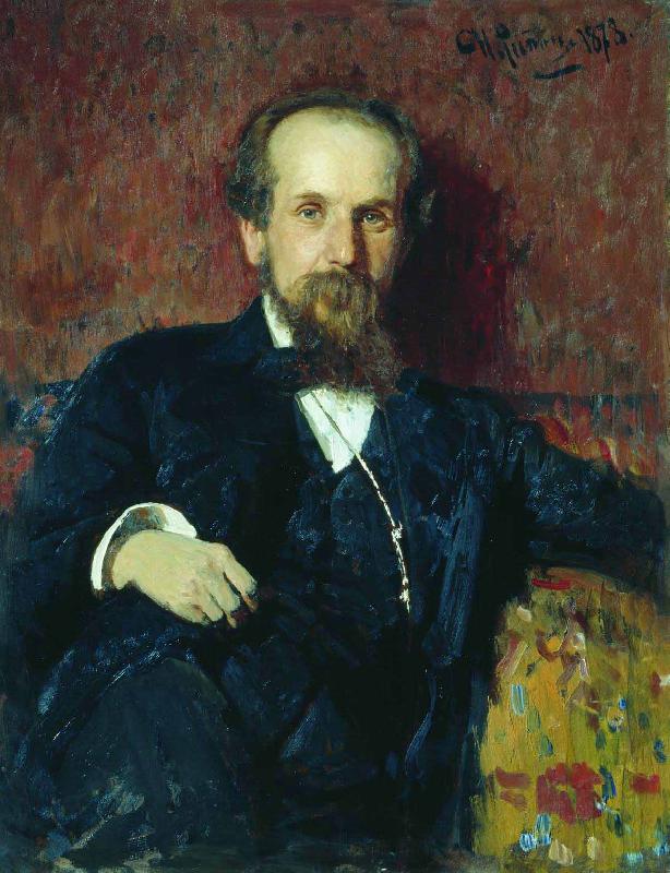 Ilya Repin Portrait of the painter Pavel Petrovich Chistyakov